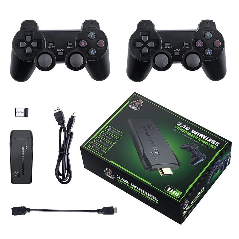 Console Portátil Wireless Retro com 10.000 Jogos - 2 Controles Incluídos