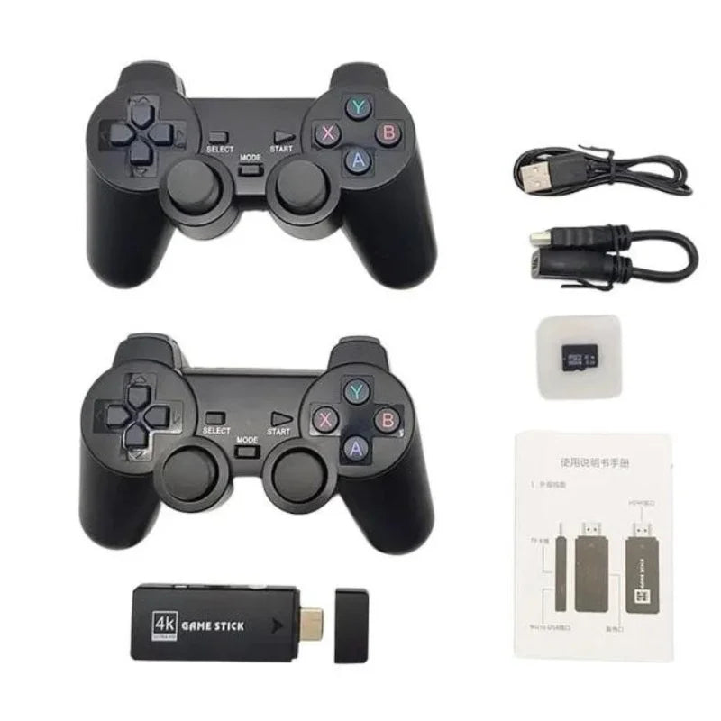 Console Portátil Wireless Retro com 10.000 Jogos - 2 Controles Incluídos