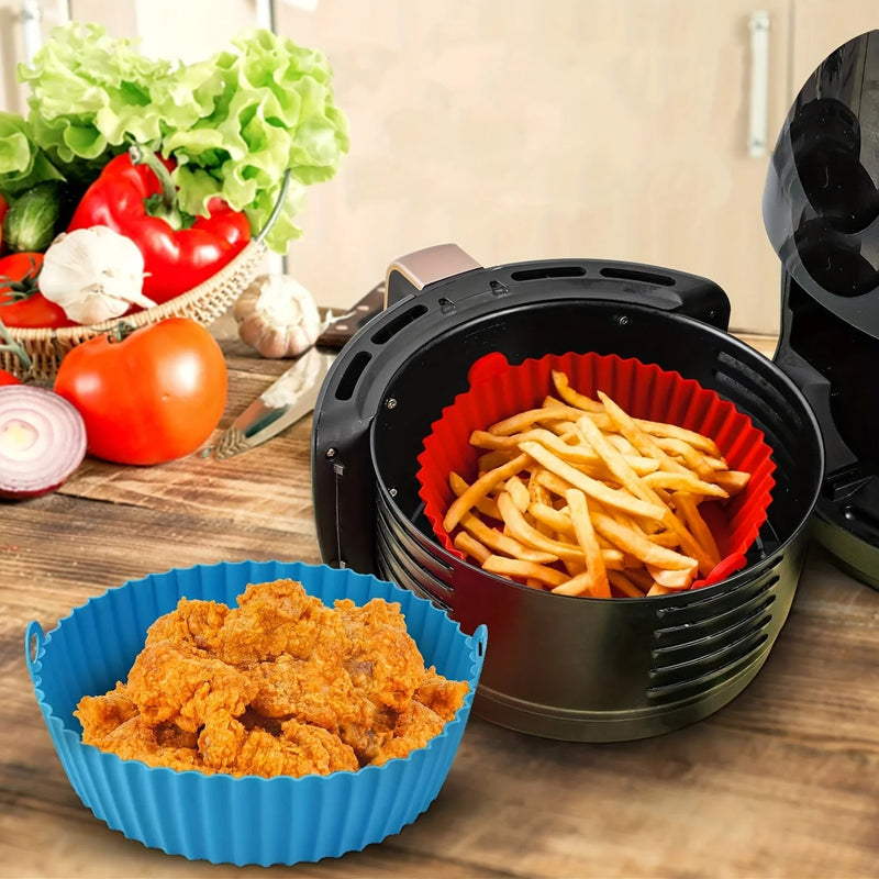 AssaFácil - Forma de Silicone para Air Fryer e Forno